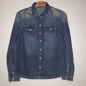 Creative Design Industries denim shirt NWOT